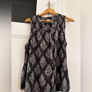 Anthropologie/ Holding Horses Paisley Knit Tank